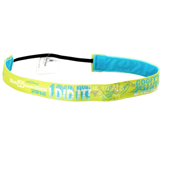 2016 runDisney Goofy's Race & A Half Challenge I Did It Sweaty Bands - Picture 1 of 1